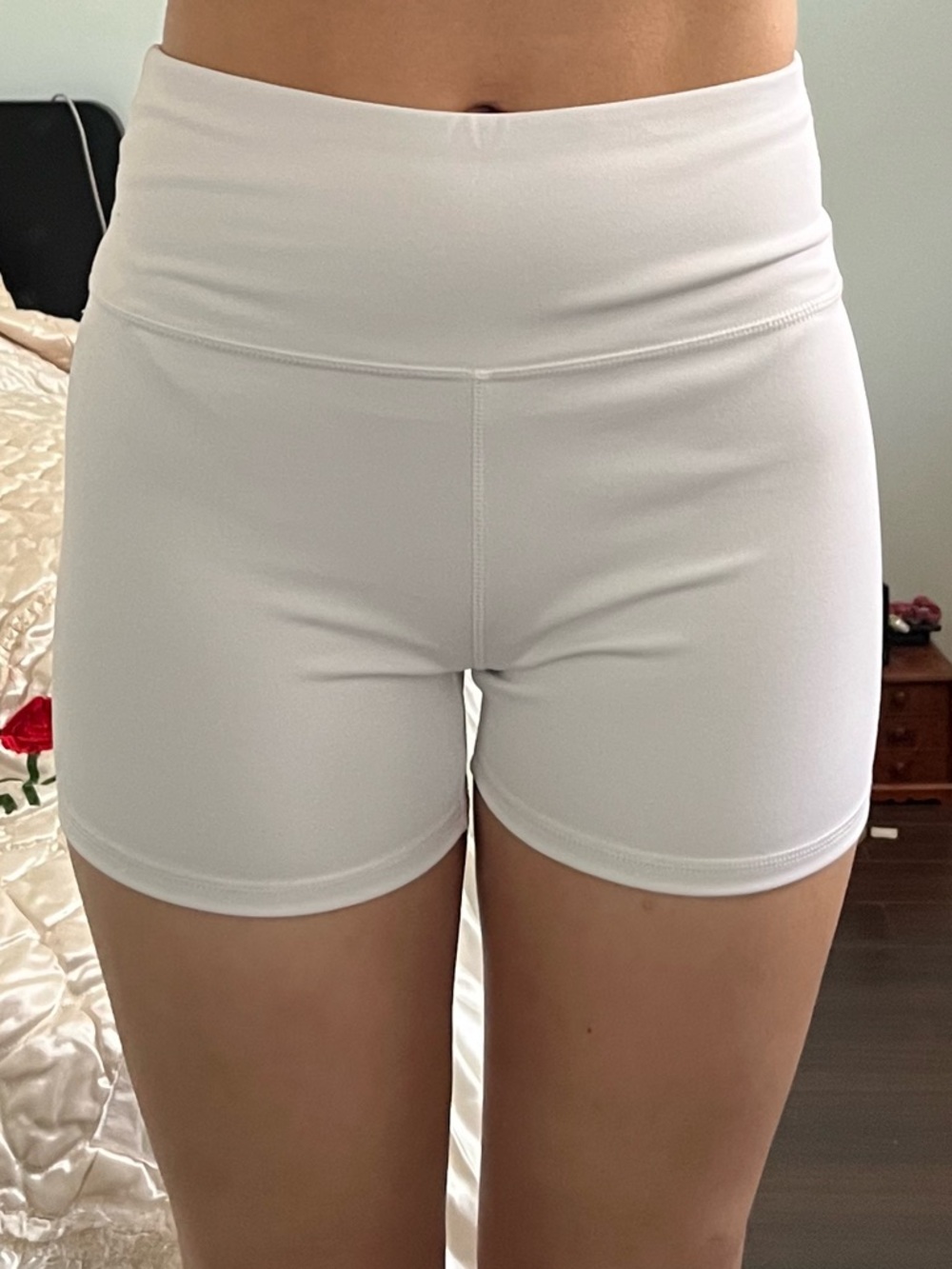 Kyodan White Biker Shorts